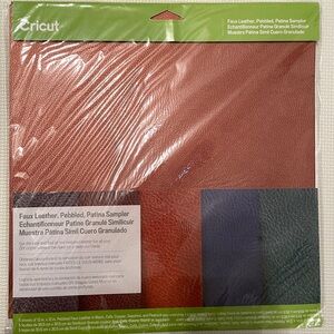 Cricut Faux Leather Sampler 12X12 - 5 Sheets, BUNDLE & SAVE
